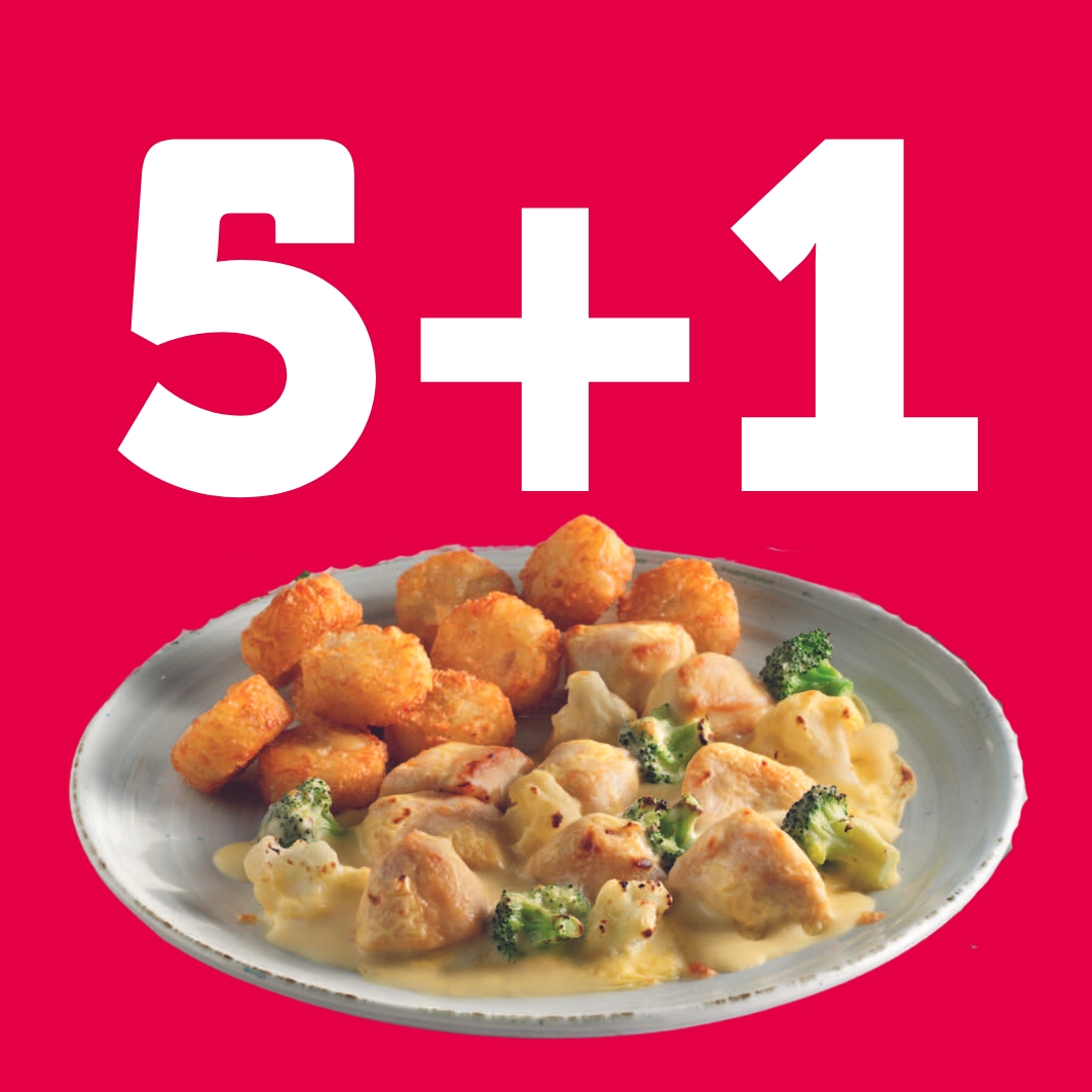 5 plus 1 offert - Plats gourmets